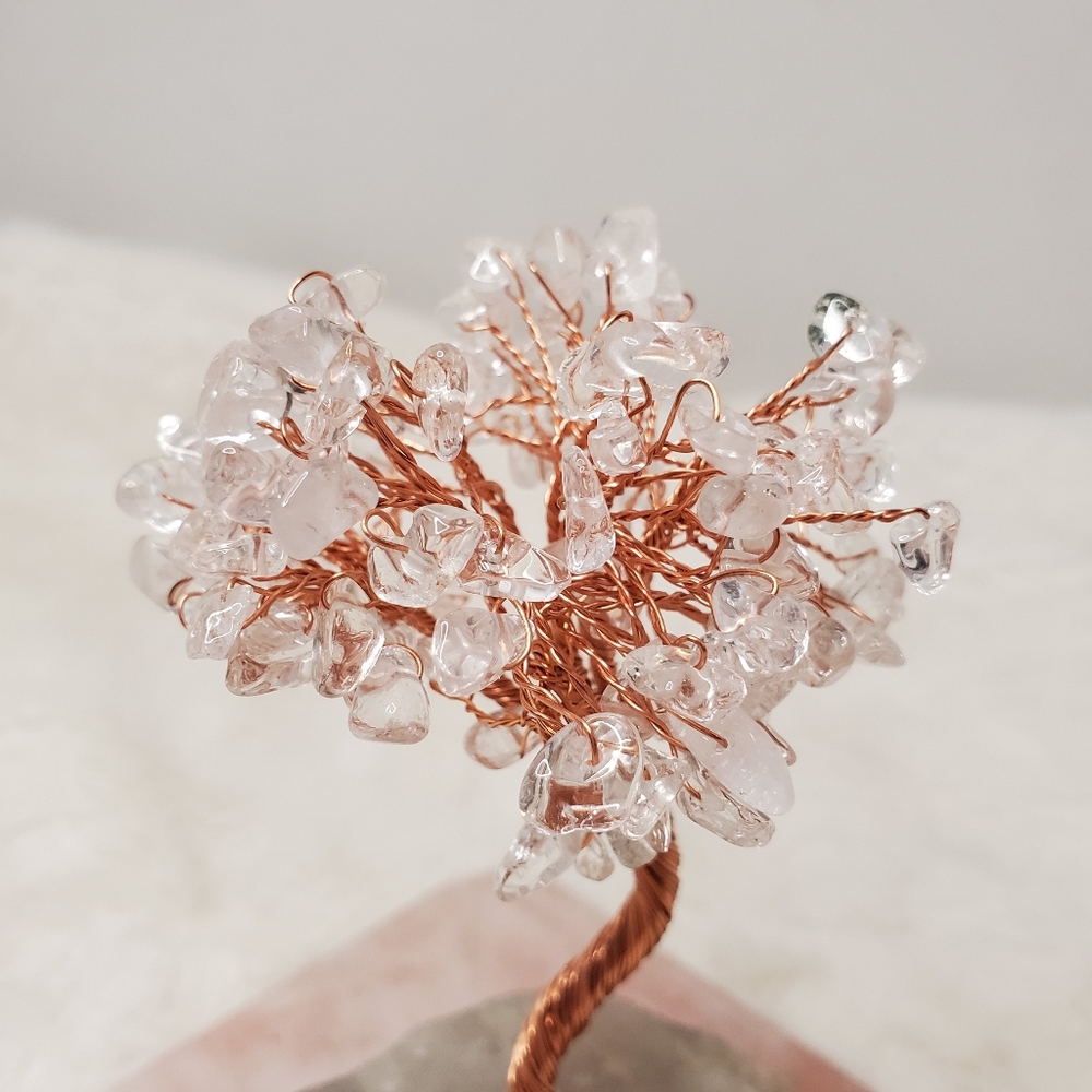 Clear Quartz Crystal Tree with Fluorite Base - Picture 8 of 13